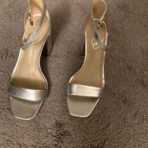 Sam Edelman silver heels